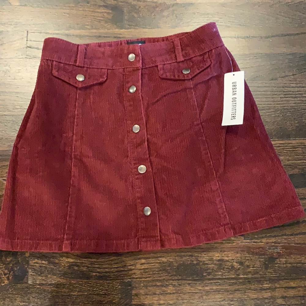 Maroon skirt